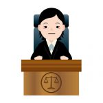 裁判官のイラスト